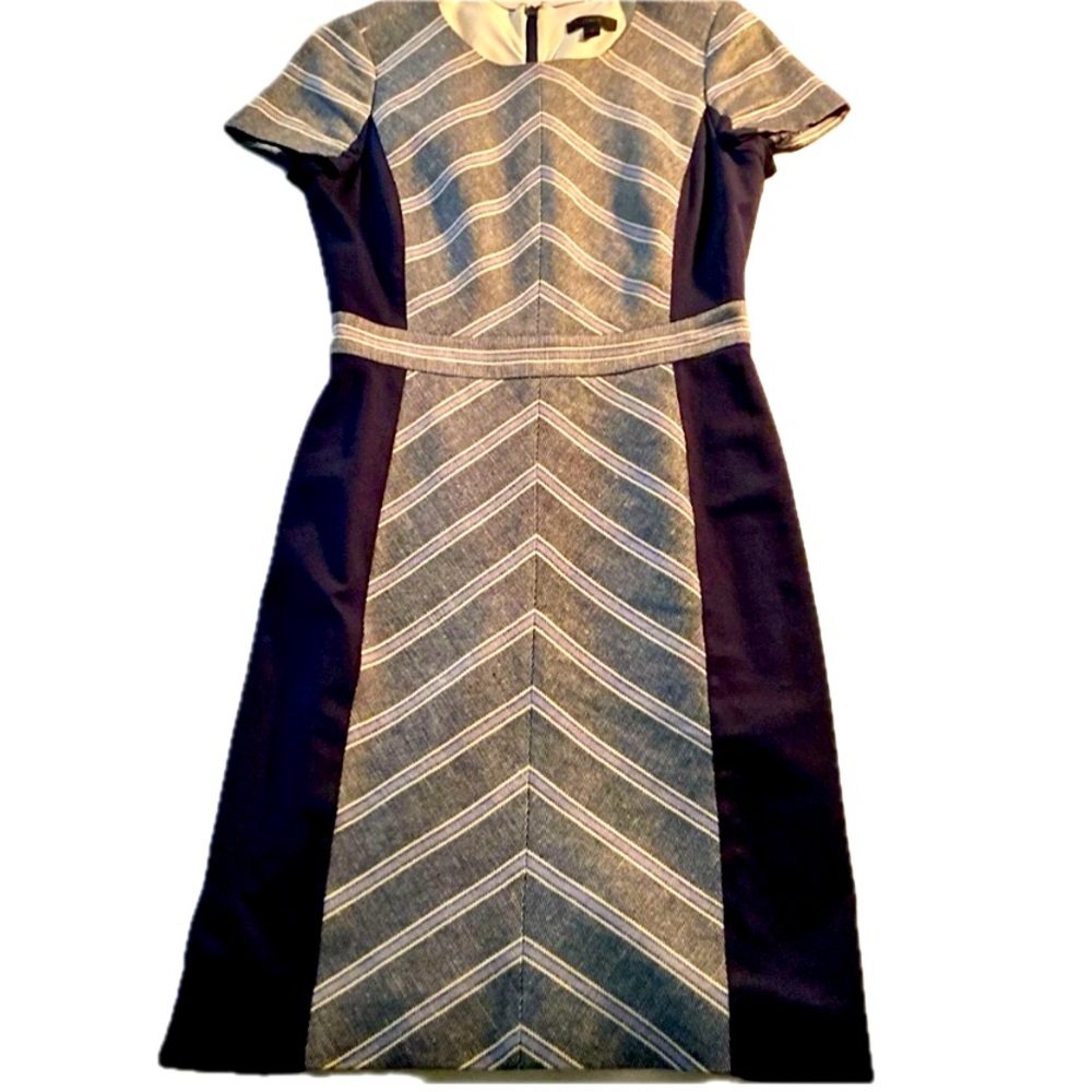 GUC JCREW linen and cotton A line  dress size 2